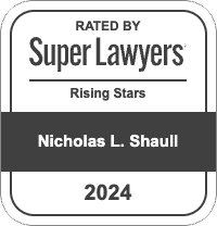 Rated by Super Lawyers Rising Stars | Nicholas L. Shaull 2024